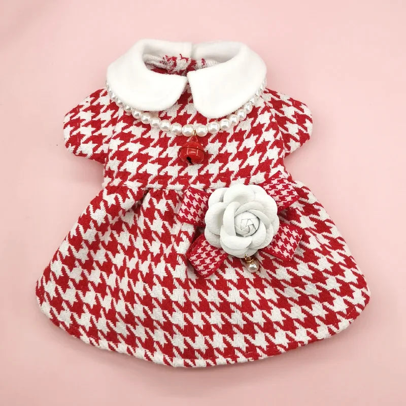 VelvetPaws Classic Tweed Dress Jacket – Timeless Warmth for Small Pets