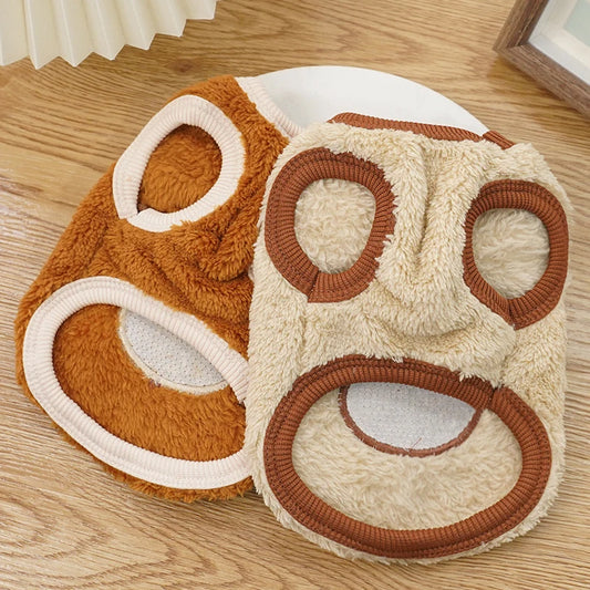 SpringSnuggle Soft Fleece Pet Clothes - Cute Comfort for Small Dogs