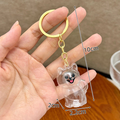ForeverBond Custom Fur Keepsake Keychain – Cherished Pet Memory Pendant