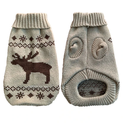 Cozy Knitted Pet Sweater - Winter Warmth for Small & Medium Dogs