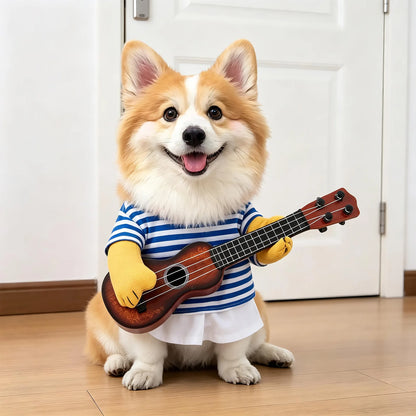 Spooktacular Pet Transformation Costume – Festive Fleece Halloween Apparel for Dogs & Cats