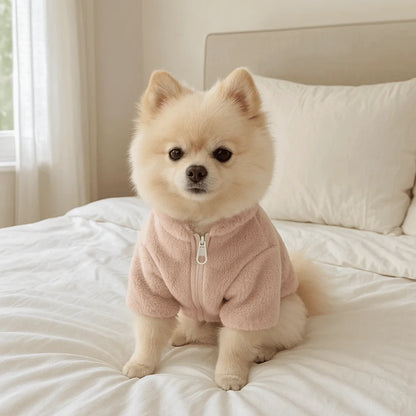 Luxurious Comfort: Rabbit Fur-Inspired Winter Coat for Dogs
