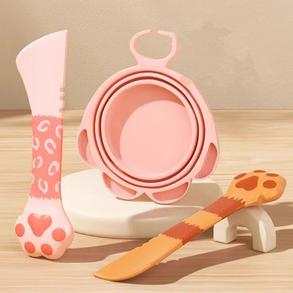 Multifunctional Pet Food Shovel & Can Opener Set – Ergonomic Wet & Dry Feeding Spoon