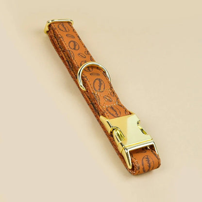 LoveFest Adjustable Pet Collar – Double-Sided Print with Charming Pendant