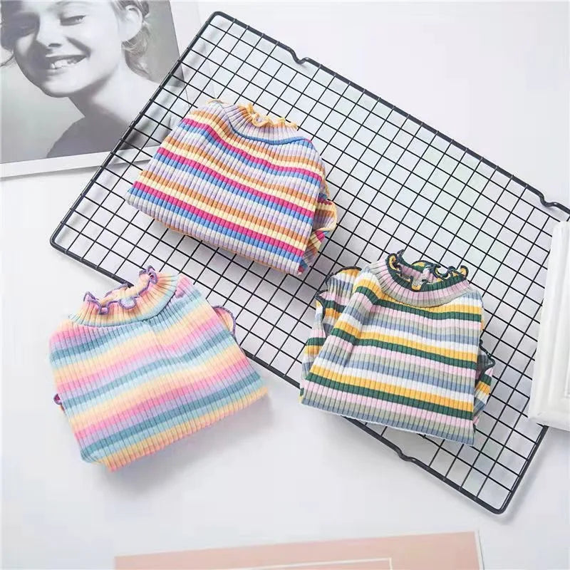 StripeSnug Cotton Pet Vest – Playful & Breathable Style for Cats & Puppies