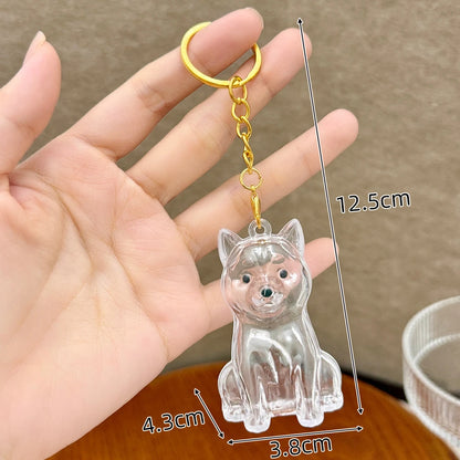 ForeverBond Custom Fur Keepsake Keychain – Cherished Pet Memory Pendant