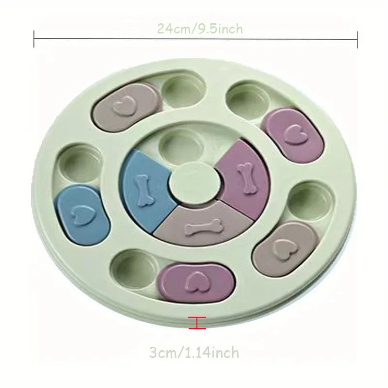 SmartPaws Puzzle Feeder & Brain Teaser – Interactive Slow-Feeding Toy for Dogs