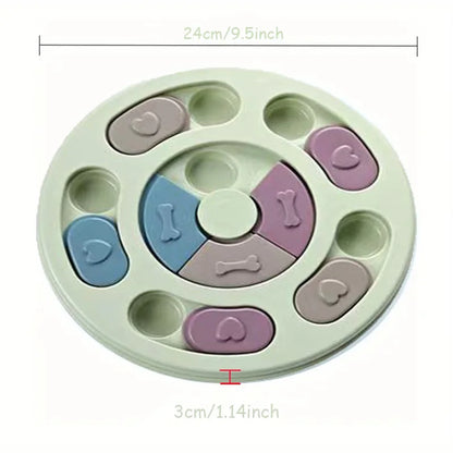 SmartPaws Puzzle Feeder & Brain Teaser – Interactive Slow-Feeding Toy for Dogs