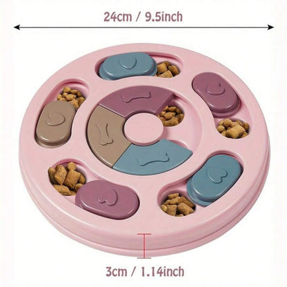 SmartPaws Puzzle Feeder & Brain Teaser – Interactive Slow-Feeding Toy for Dogs