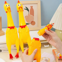 Load image into Gallery viewer, Funny Screaming Chicken Chew Toys Squeeze Sound