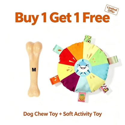 PowerChew Savory Beef Bone – Durable Interactive Molar Toy for Aggressive Chewers