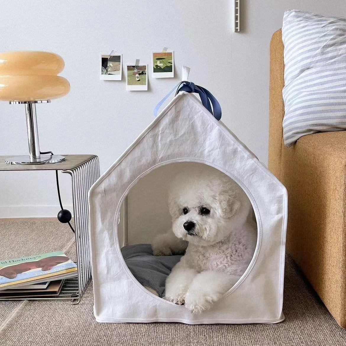 SafeHaven Detachable Pet Tent – Cozy Semi-Enclosed Sleep Hut for All Seasons