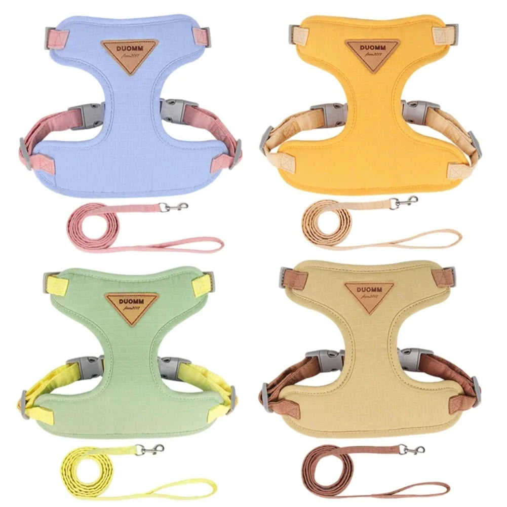 Breathable Puppy Harness & Leash Set for Small to Medium Dogs and Cats
