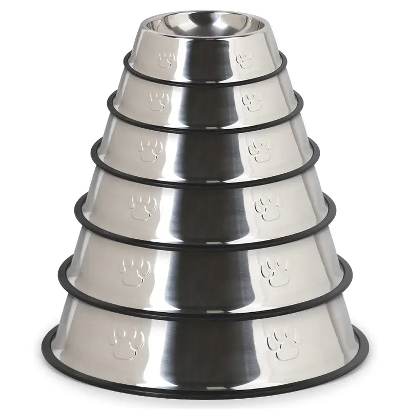 ProFeeder Stainless Steel Skidproof Pet Bowl – Anti-Ant Hygienic Dining Feeder for Dogs and Cats