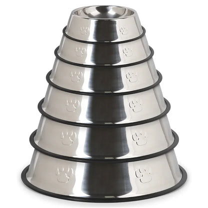 ProFeeder Stainless Steel Skidproof Pet Bowl – Anti-Ant Hygienic Dining Feeder for Dogs and Cats