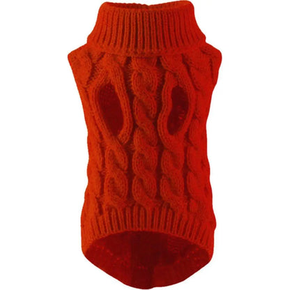 Cozy Chic Knitted Dog Sweater - Ideal for Small to Medium Breeds