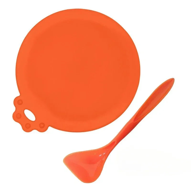 FreshSeal Silicone Pet Food Can Cover & Spoon Set - 2 Pack