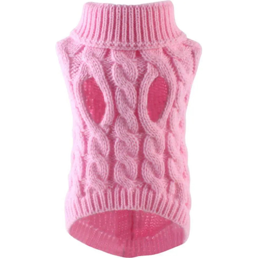 Cozy Chic Knitted Dog Sweater - Ideal for Small to Medium Breeds