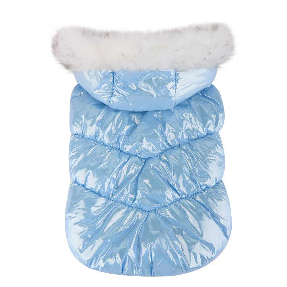 Ultimate Winter Dog Hoodie - Waterproof & Windproof Coat with Fur Trim