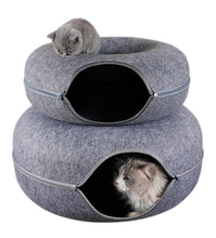Load image into Gallery viewer, Donut Pet Cat Tunnel Bed