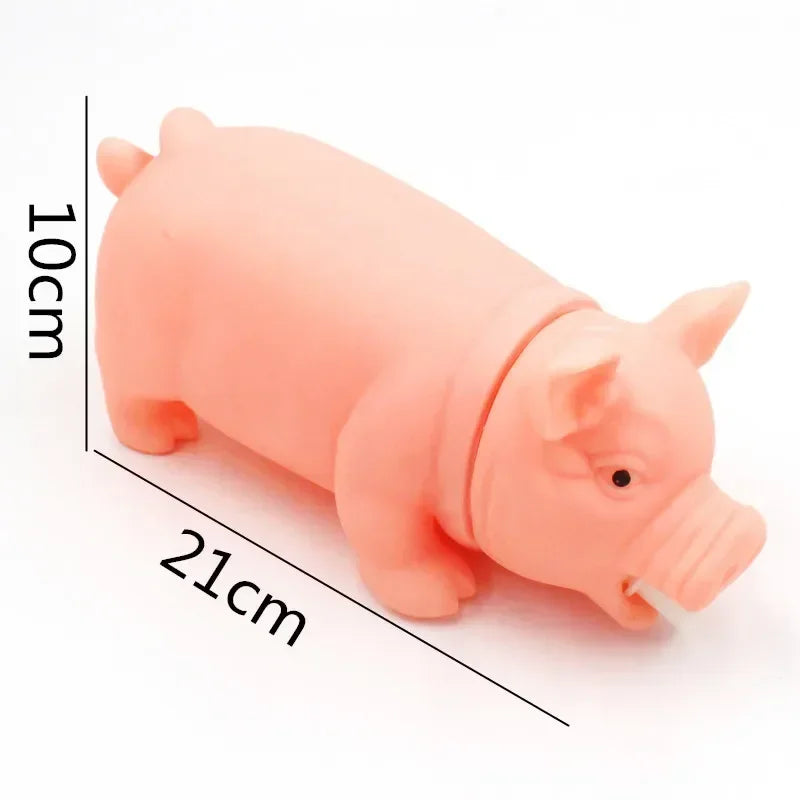 Screaming Rubber Pig Pet Teasing Squeak Squeaker Chew Toy Puppy Toy Large Dogs Pet Sound Voice Dog Toys