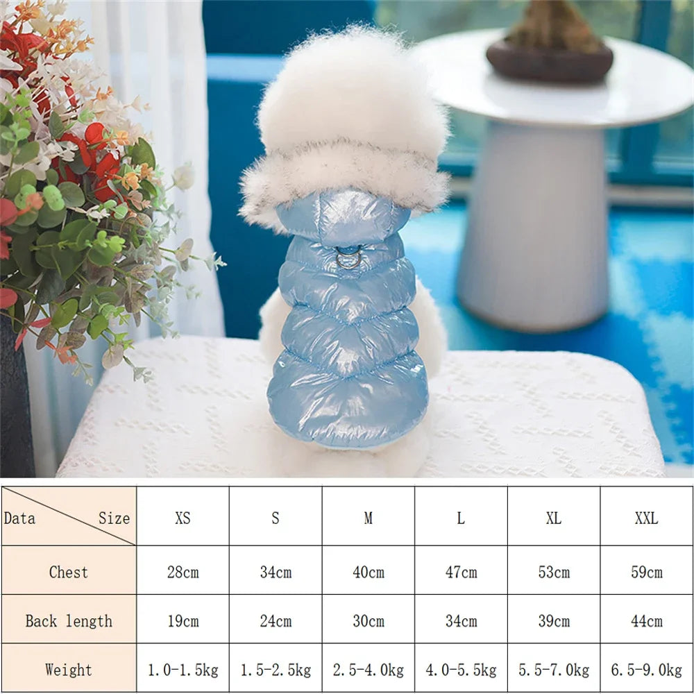 Ultimate Winter Dog Hoodie - Waterproof & Windproof Coat with Fur Trim