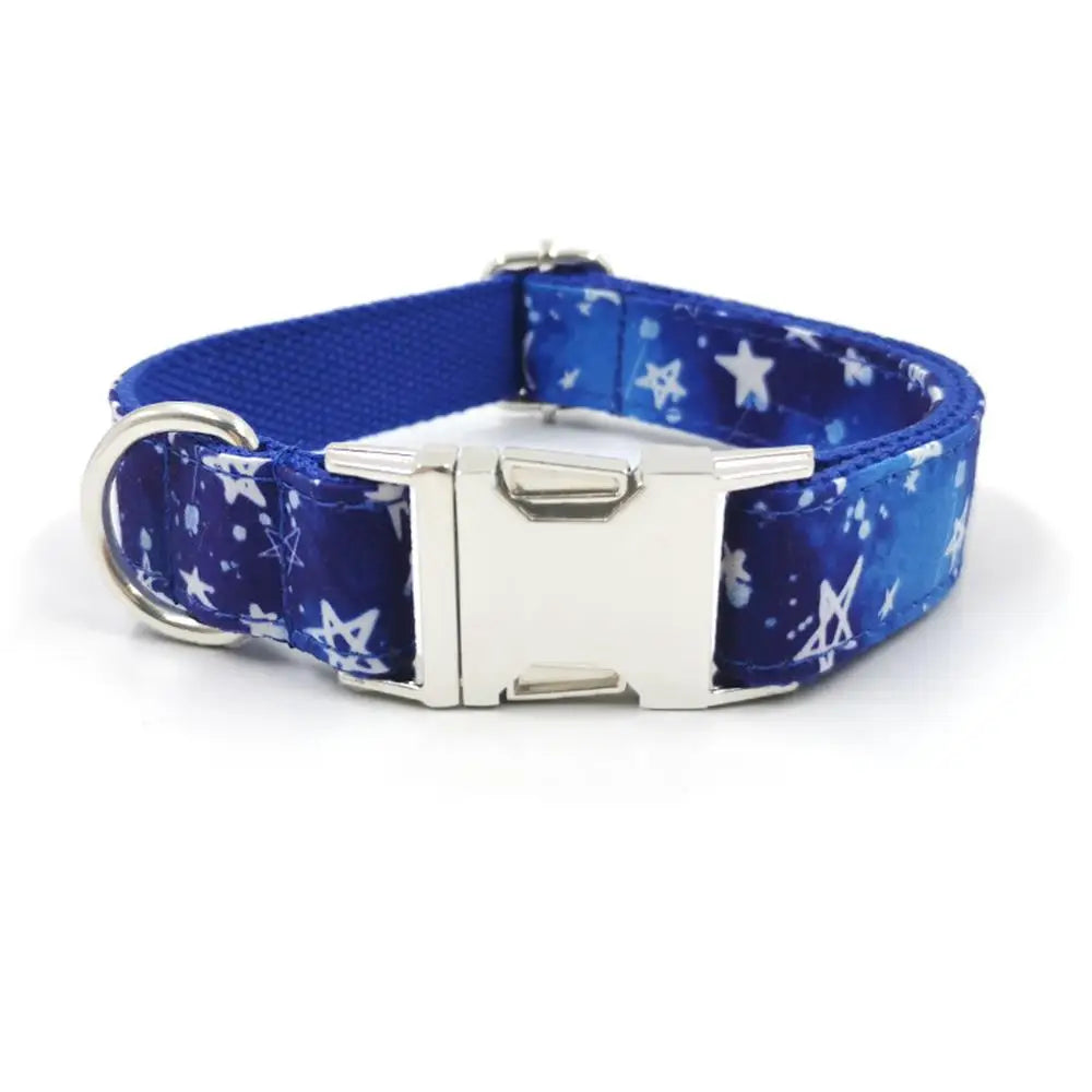 PlaidPaw Personalized Dog Collar & Leash Set – Custom Engraved ID Tag