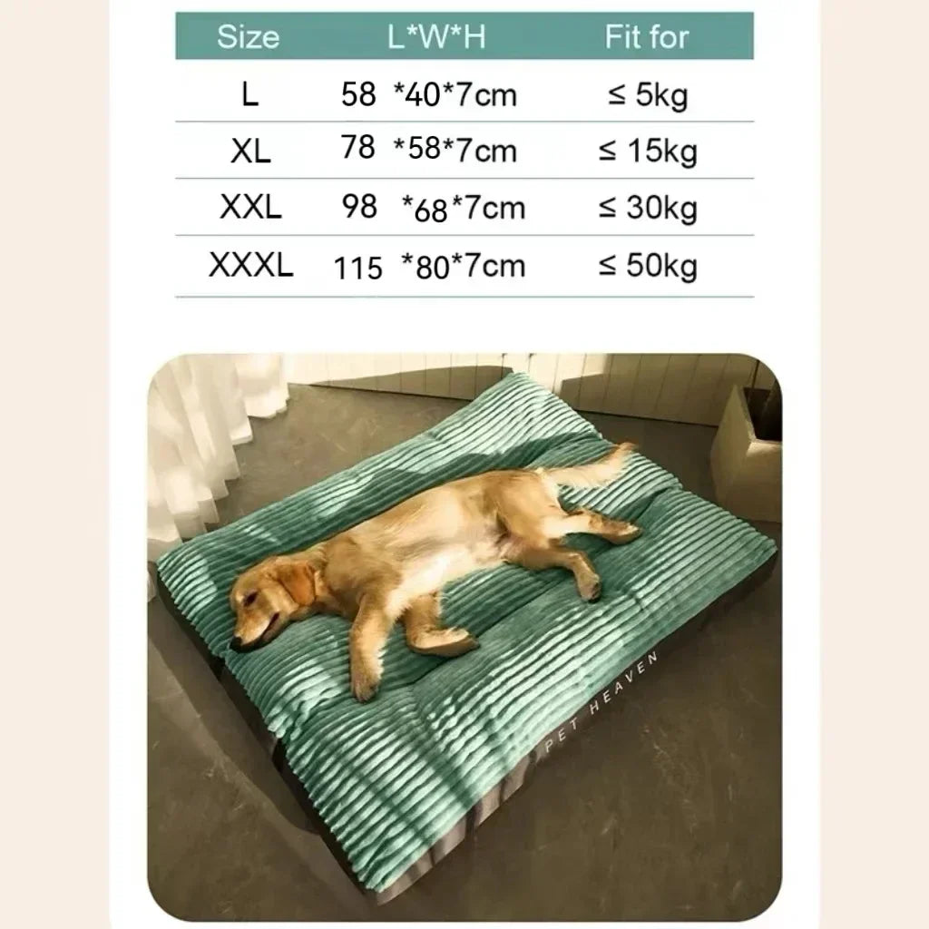 CozyCord Corduroy Dog Sofa – Plush, Detachable, and Easy-to-Clean Pet Bed