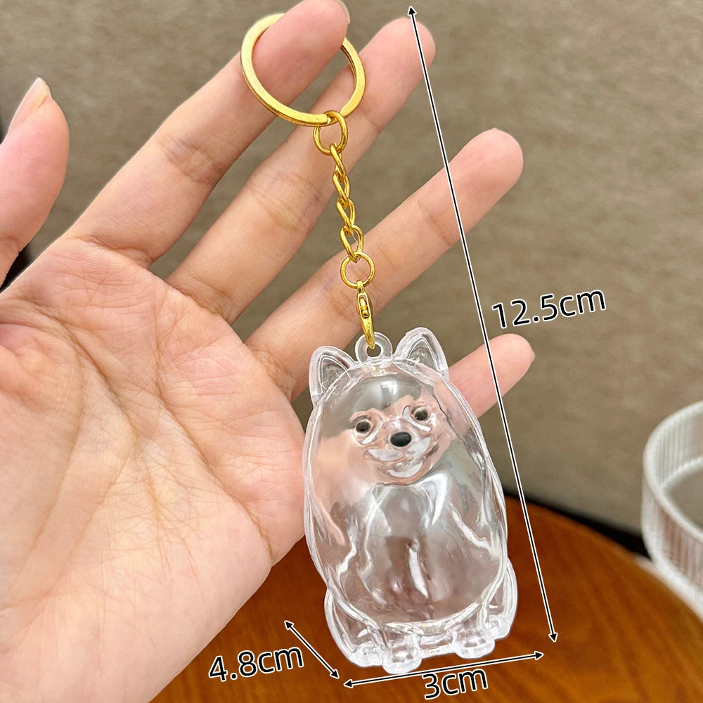ForeverBond Custom Fur Keepsake Keychain – Cherished Pet Memory Pendant