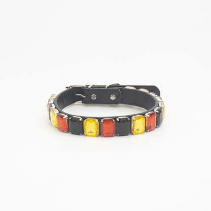 PawSparkle Rhinestone Dog Collar – Premium Crystal Gemstone Necklace for Dogs and Cats