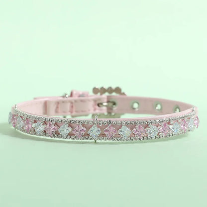 Elegant Pearl & Rhinestone Collar – Chic Accessory for Small Dogs & Cats