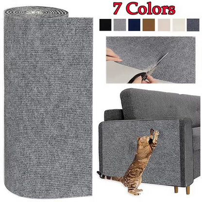 7-Color Cat Scratcher Sofa Protector – Customizable Self-Adhesive Scratch Mat
