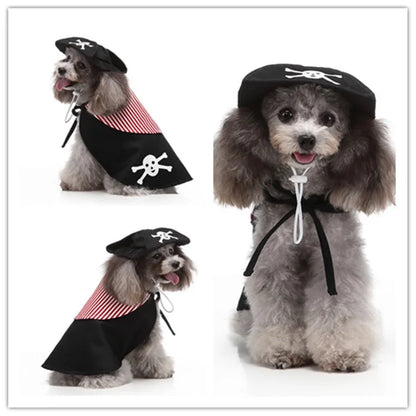 Festive Costume Set – Charming Holiday Cosplay Apparel for Dogs & Cats for Halloween, Christmas and more