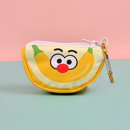 FruitPrint Abstract Designer Poop Bag Holder – Stylish & Universal Waste Bag Dispenser