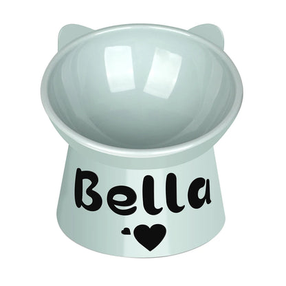 DineElite Custom Elevated Pet Bowl – Personalized High-Foot Food & Water Cup