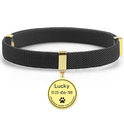 AeroTrack Elastic Personalized Cat Collar – Safe, Comfortable, and Stylish