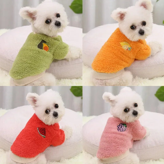 Cozy Fleece Hoodies for Small Dogs & Cats – Stylish Warmth for Your Furry Friend