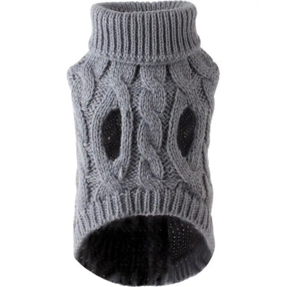 Cozy Chic Knitted Dog Sweater - Ideal for Small to Medium Breeds