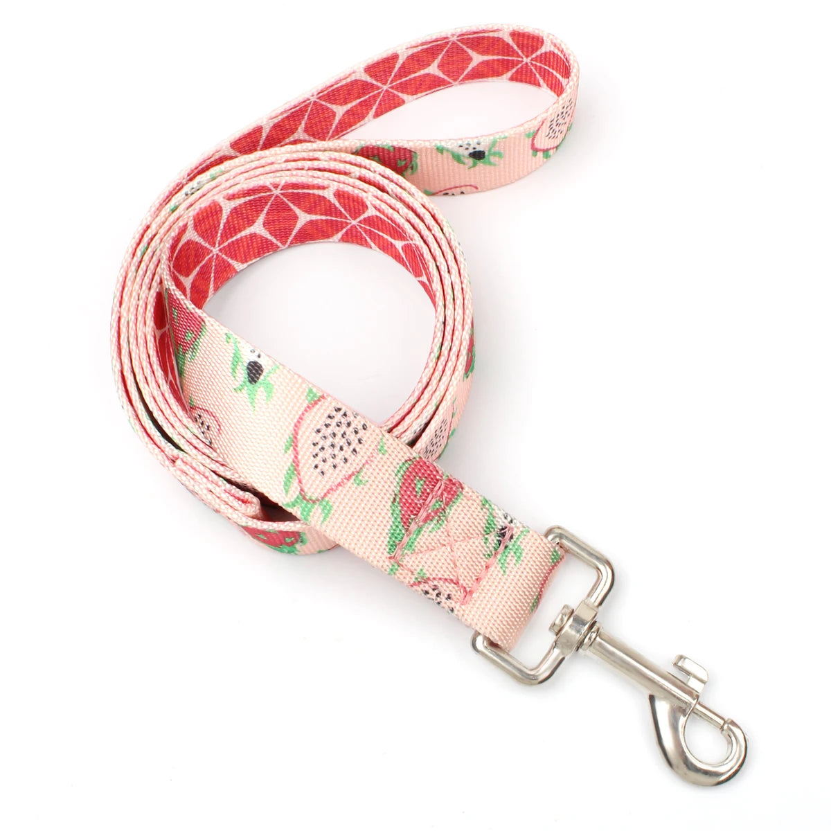 SilkPrint Comfort Leash – Vibrant Nylon Lead for Stylish Walk