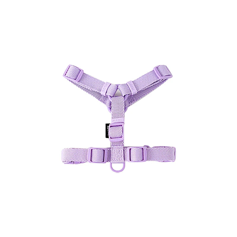 Macaron Color Dog Harness & Leash Set – Reflective Style for Puppies & Cats