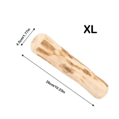 Natural Wooden Chew Stick for Aggressive Chewers - Safe, Durable, and Soothing