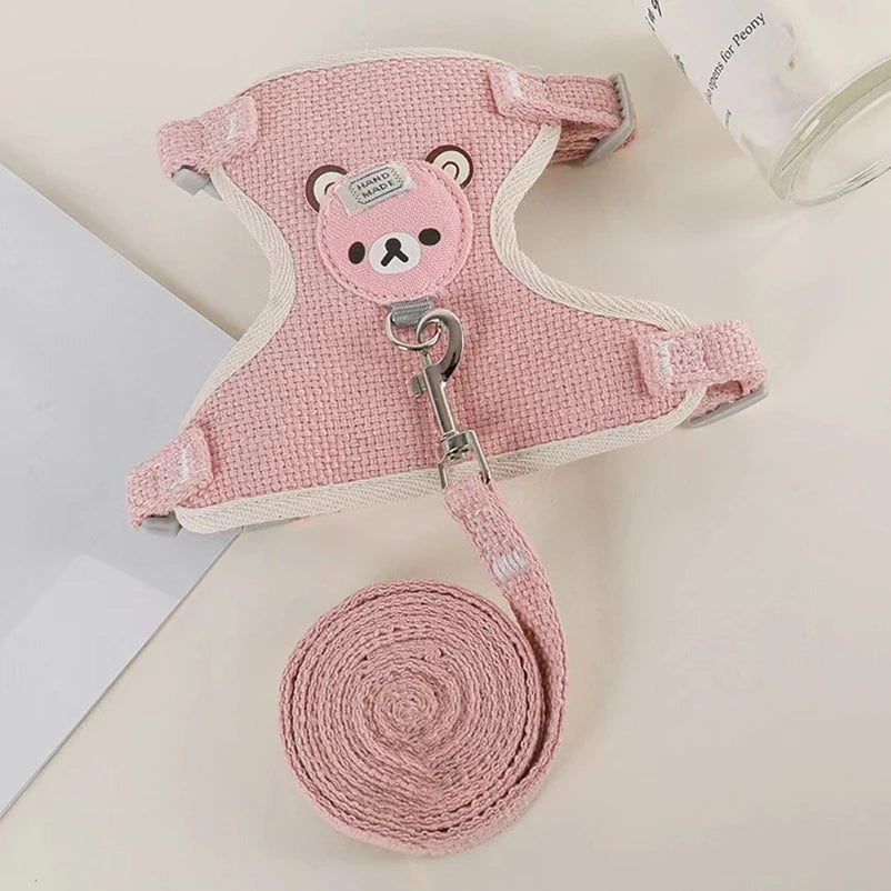 Cute Harness Leash Set for Small Pets