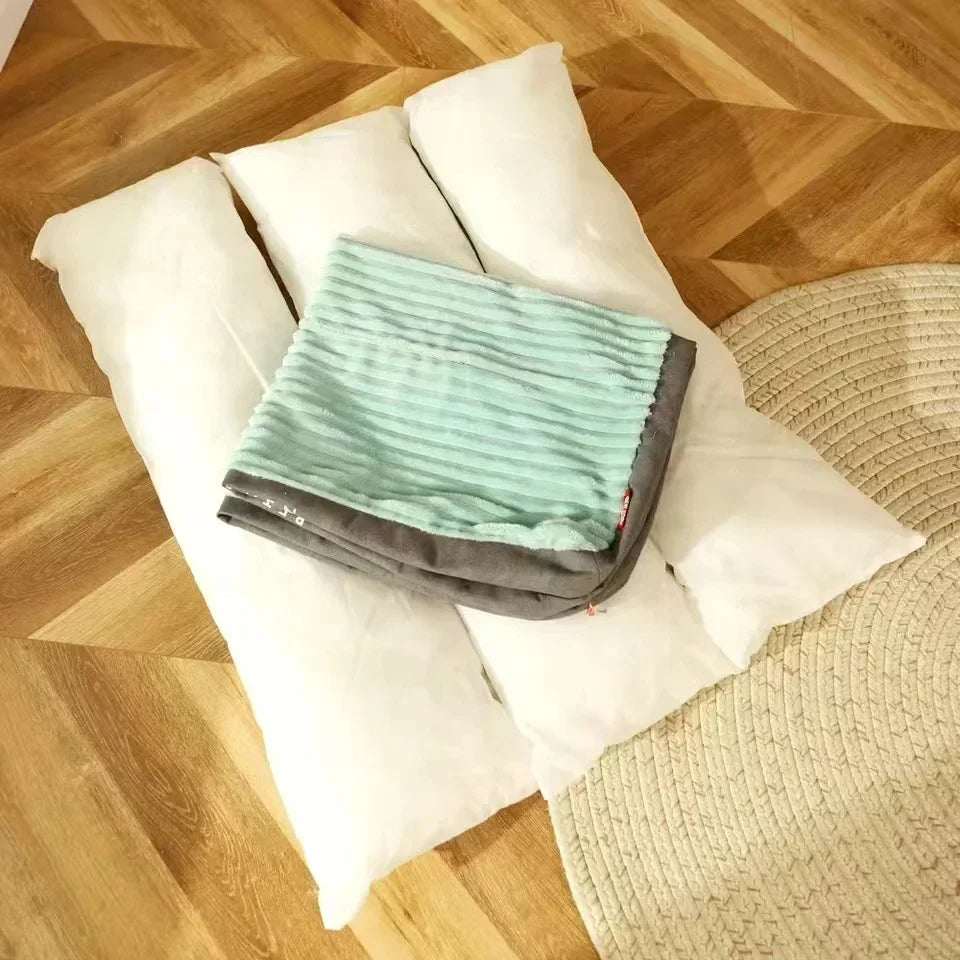 CozyCord Corduroy Dog Sofa – Plush, Detachable, and Easy-to-Clean Pet Bed