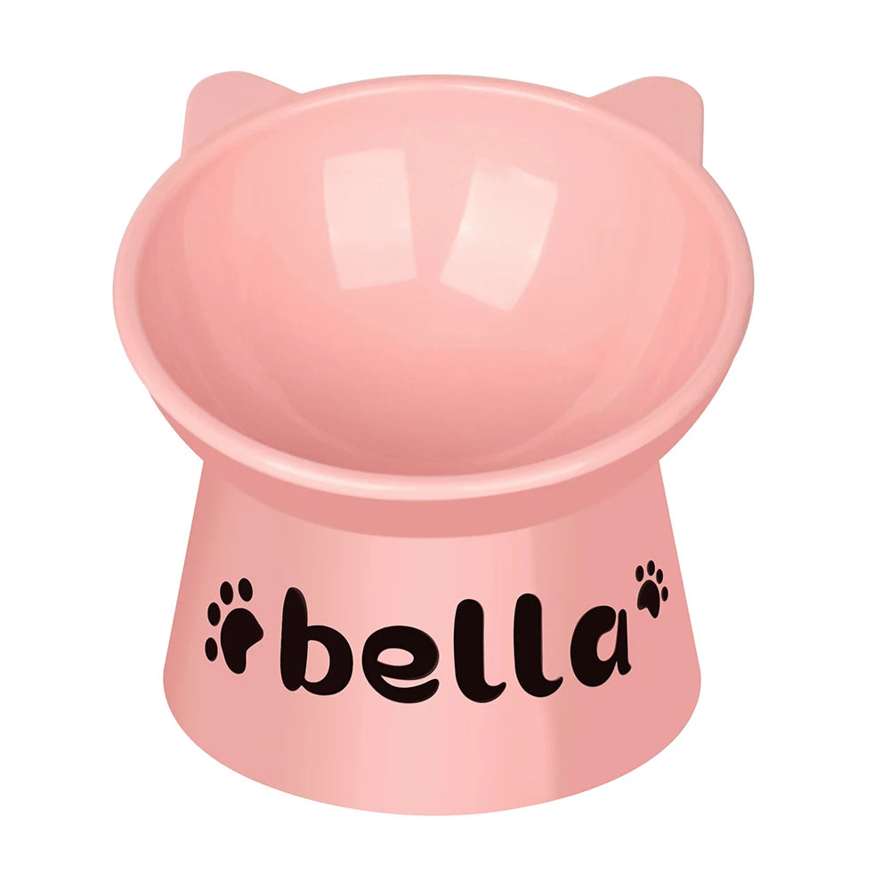 DineElite Custom Elevated Pet Bowl – Personalized High-Foot Food & Water Cup