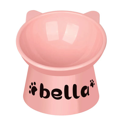 DineElite Custom Elevated Pet Bowl – Personalized High-Foot Food & Water Cup