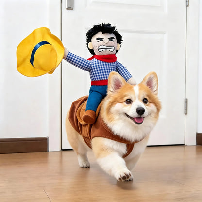 Spooktacular Pet Transformation Costume – Festive Fleece Halloween Apparel for Dogs & Cats