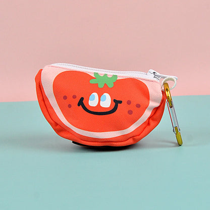 FruitPrint Abstract Designer Poop Bag Holder – Stylish & Universal Waste Bag Dispenser