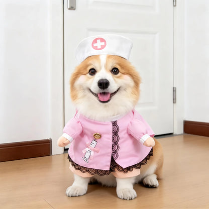 Spooktacular Pet Transformation Costume – Festive Fleece Halloween Apparel for Dogs & Cats
