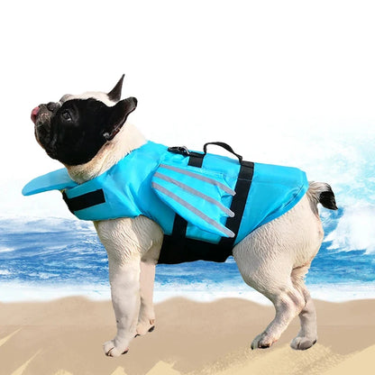 AquaSafe High Buoyancy Dog Life Jacket – Adjustable Safety Preserver Vest with Rescue Handle