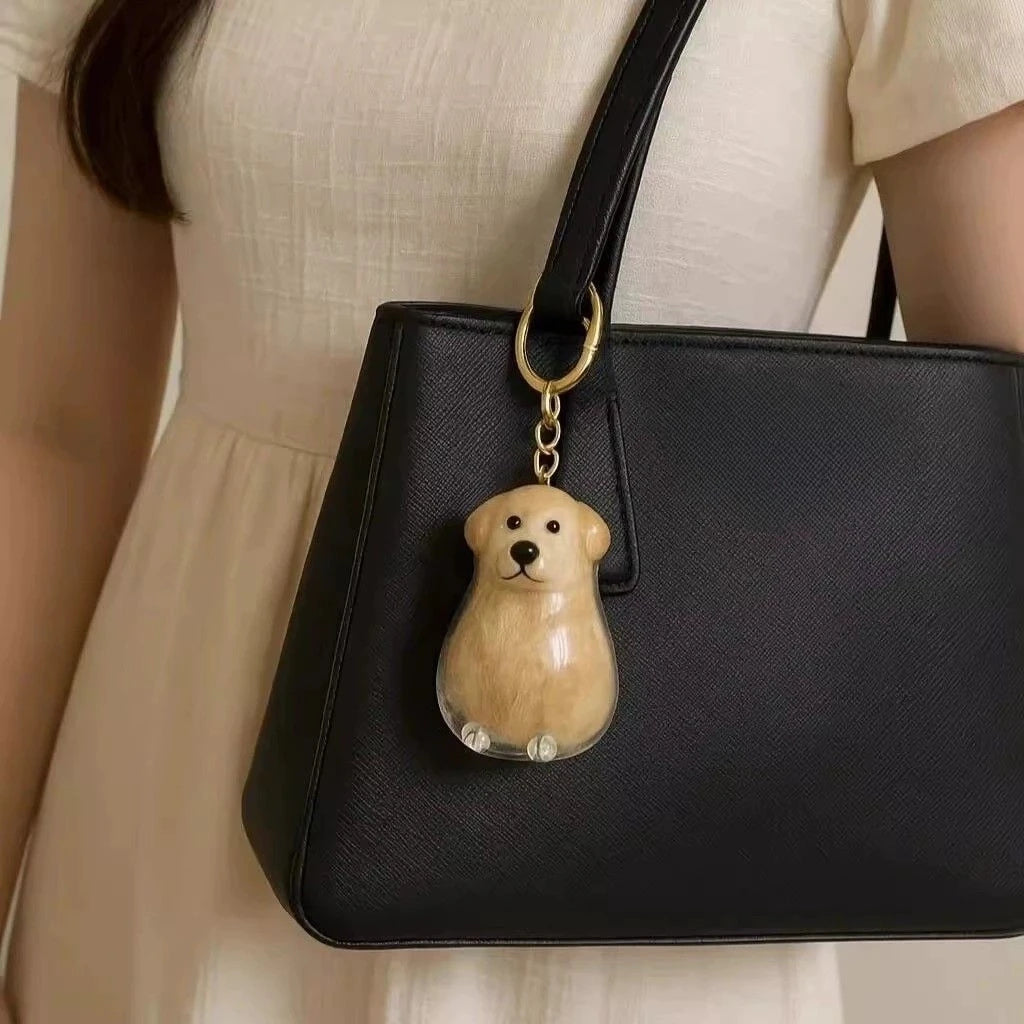WhiskerKeeps Transparent Pet Hair Pendant – Cherish Every Furry Moment